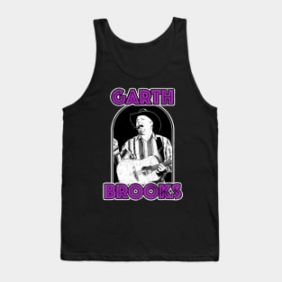 Purple garth Tank Top